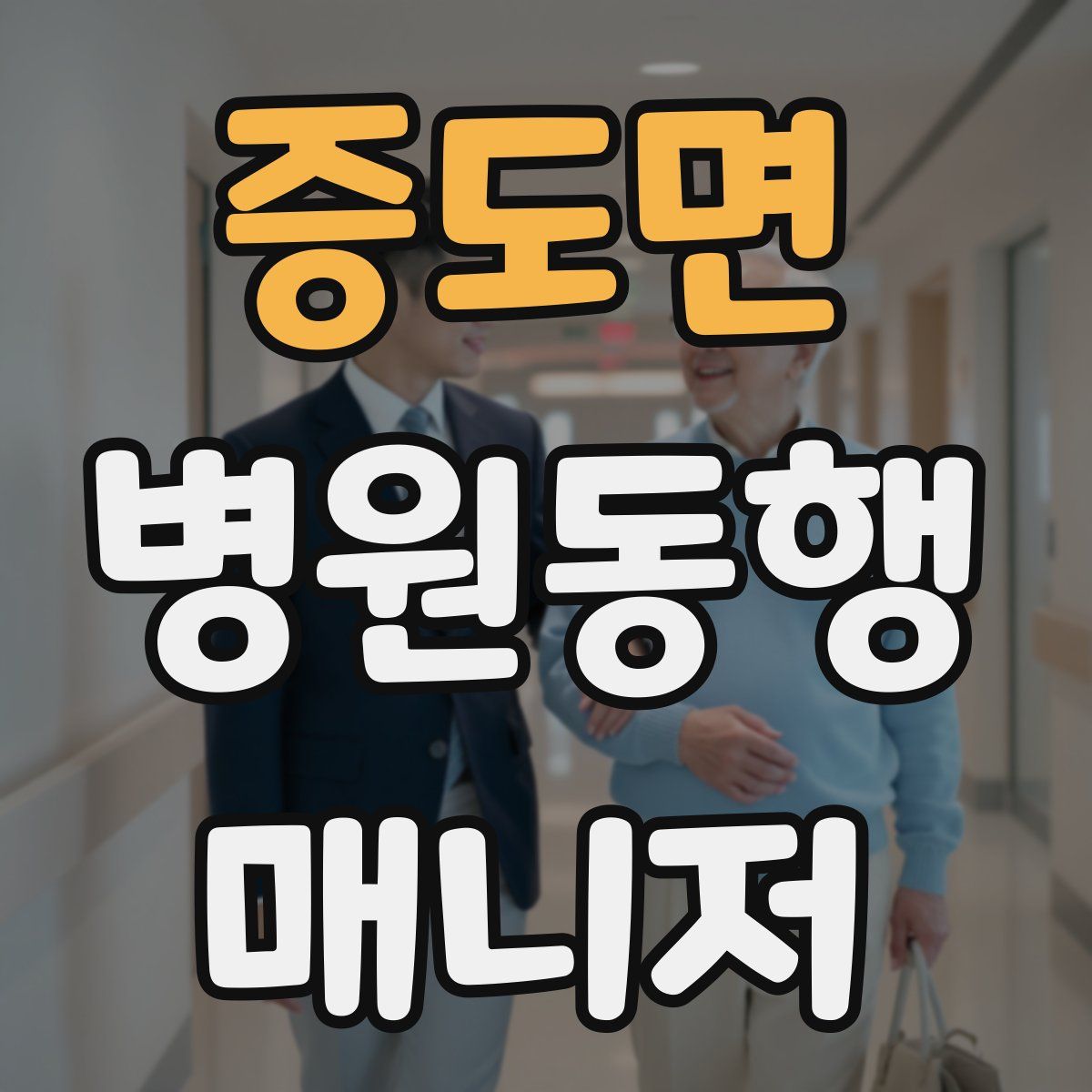 증도면 병원동행매니저 자격증