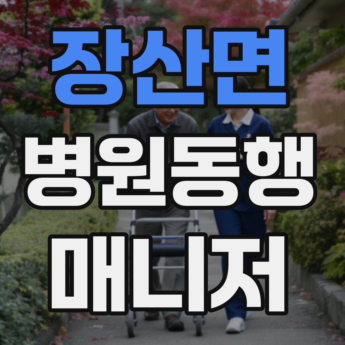 장산면 병원동행매니저 자격증