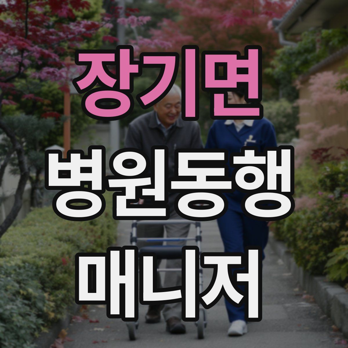 장기면 병원동행매니저 자격증