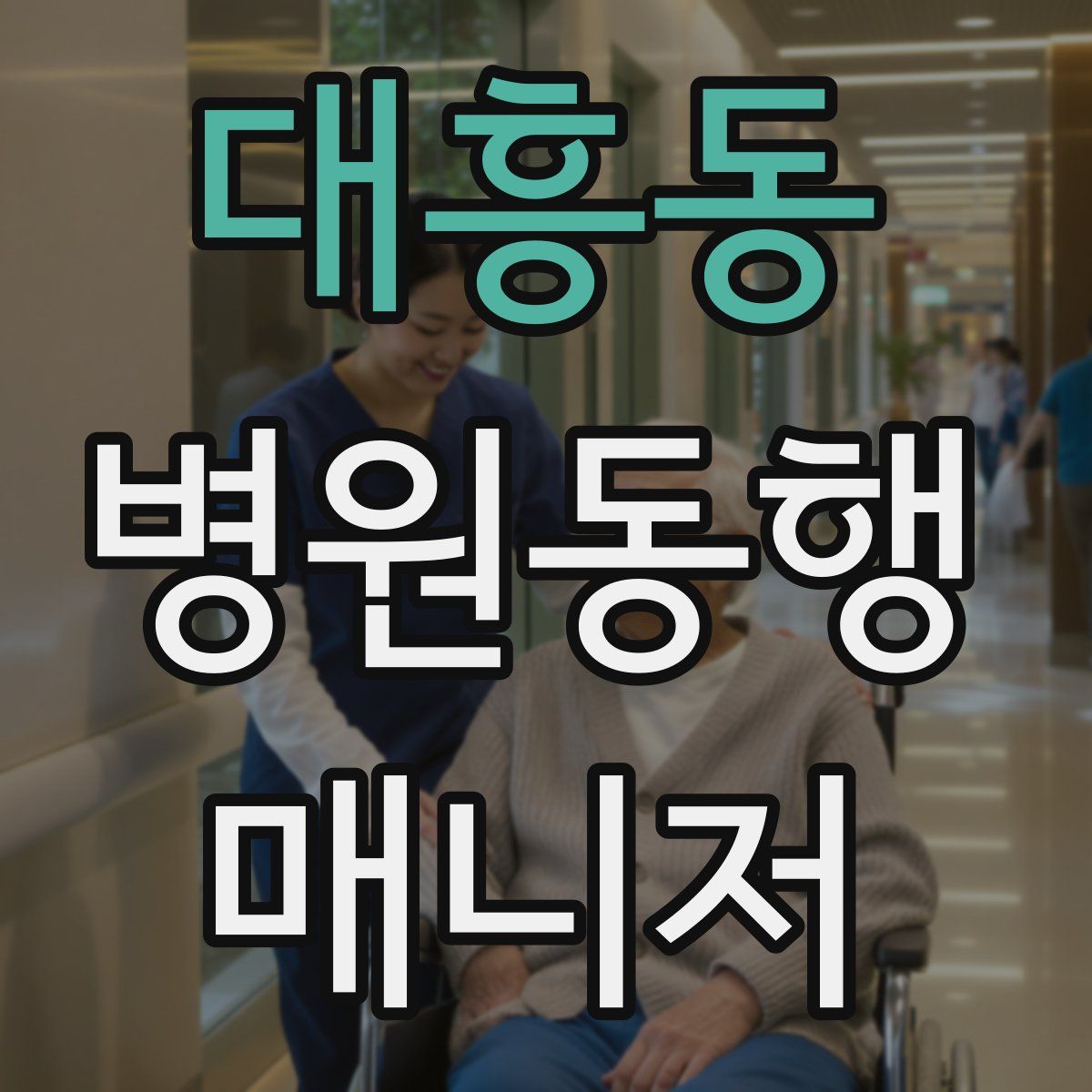 대흥동 병원동행매니저 자격증