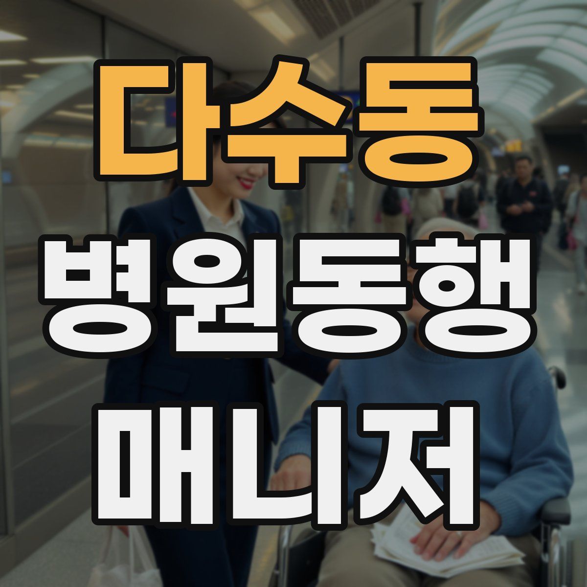 다수동 병원동행매니저 자격증