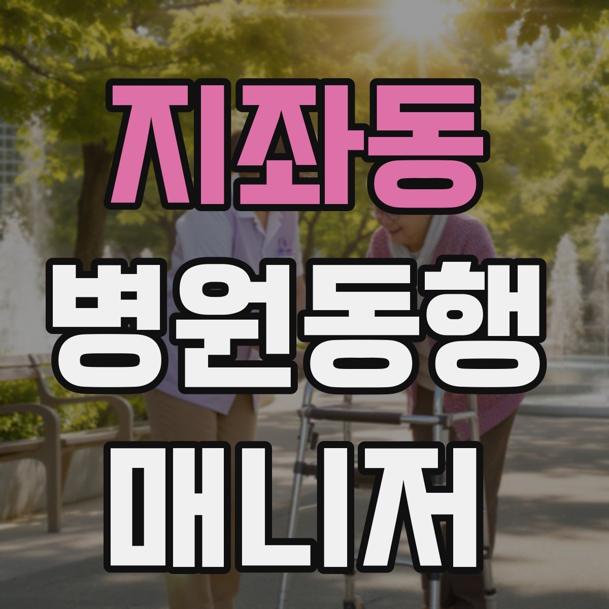 지좌동 병원동행매니저 자격증