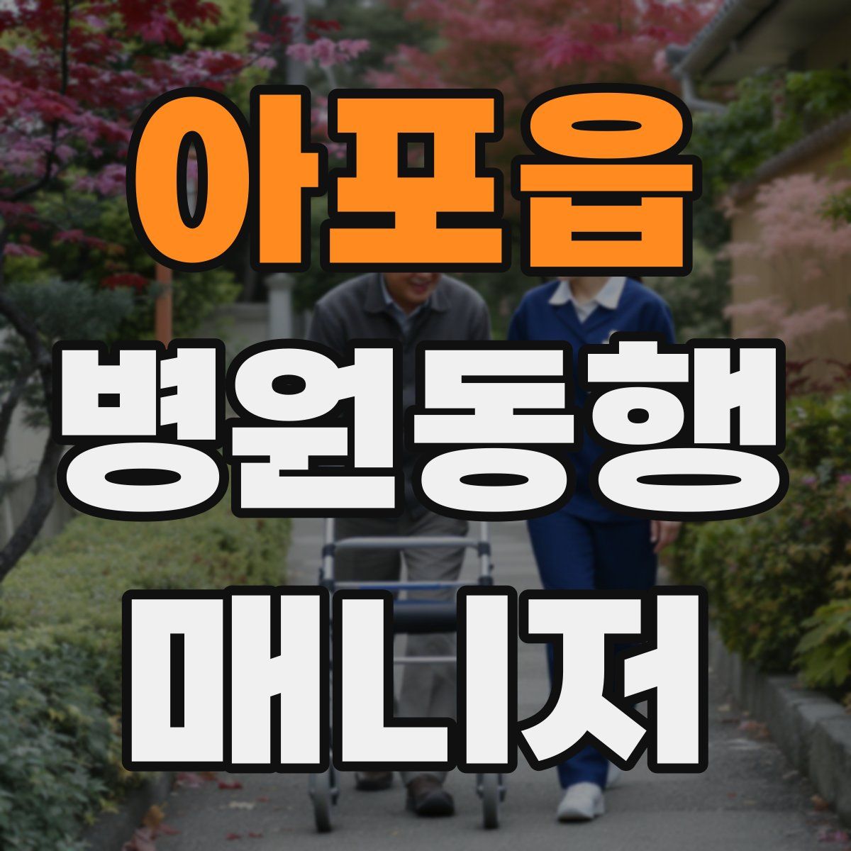 아포읍 병원동행매니저 자격증