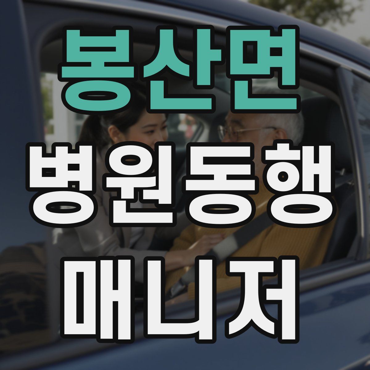 봉산면 병원동행매니저 자격증