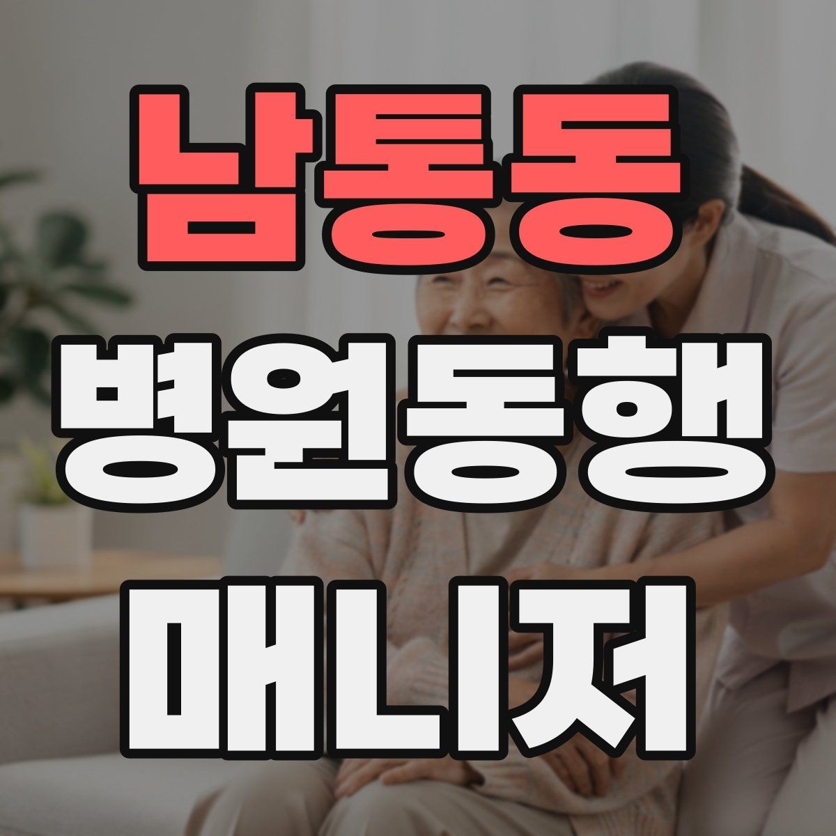 남통동 병원동행매니저 자격증 보호자에게 전달할 내용 정리 체크