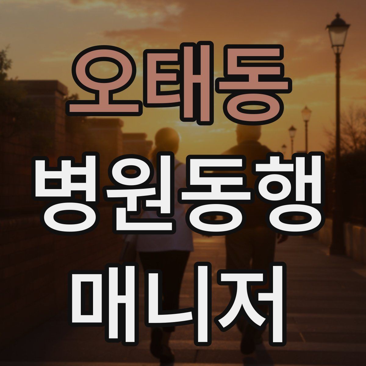 오태동 병원동행매니저 자격증 자주 나오는 개념을 빠르게 정리