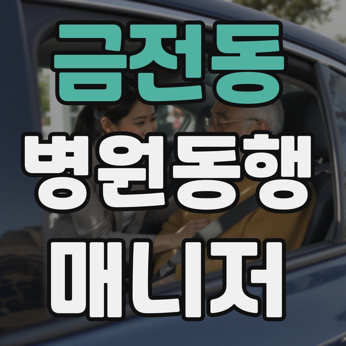 금전동 병원동행매니저 자격증