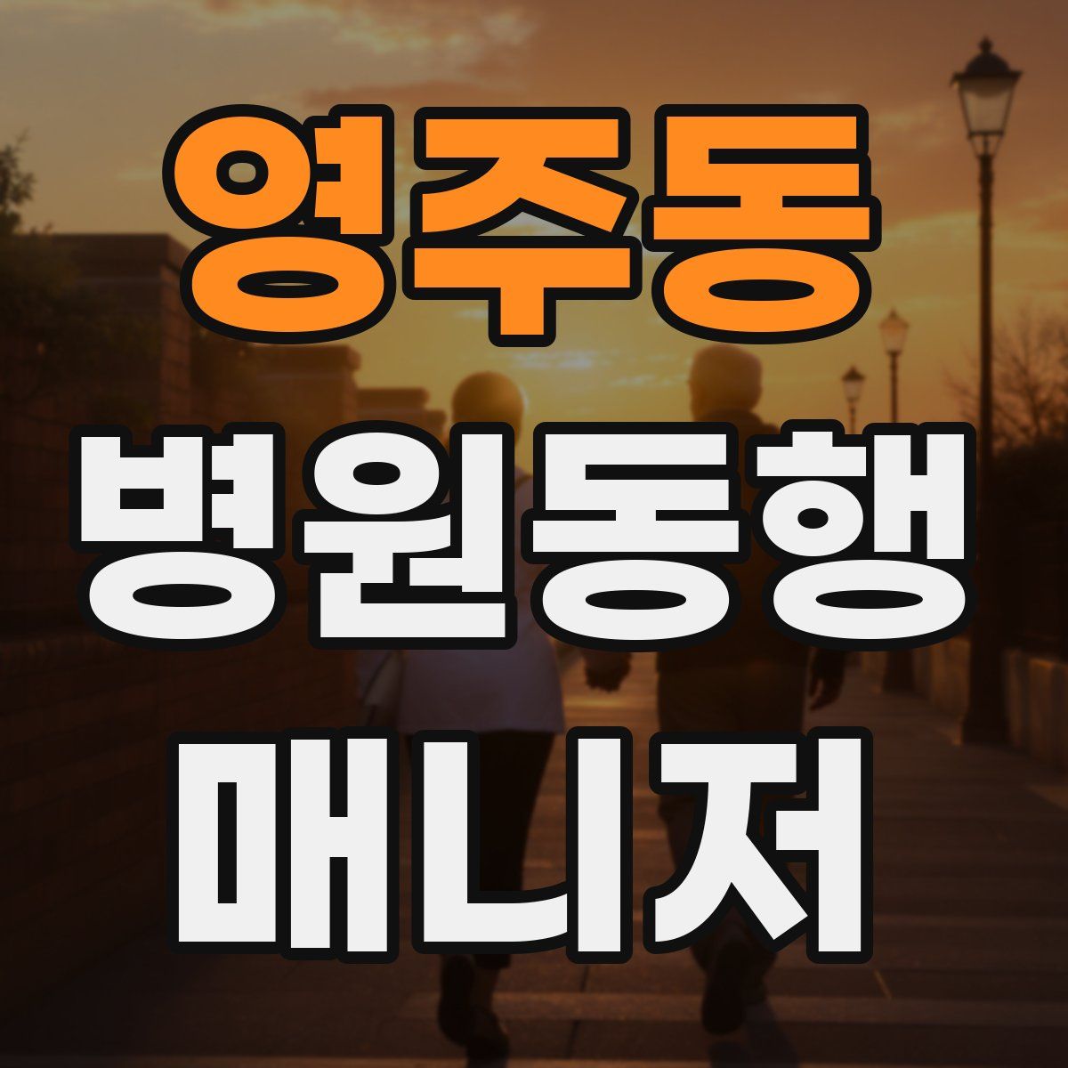 영주동 병원동행매니저 자격증