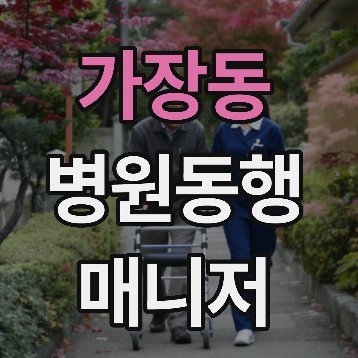 가장동 병원동행매니저 자격증