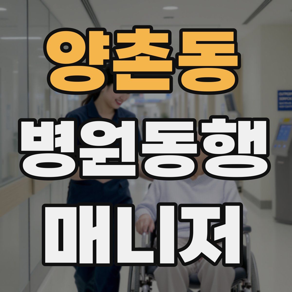 양촌동 병원동행매니저 자격증