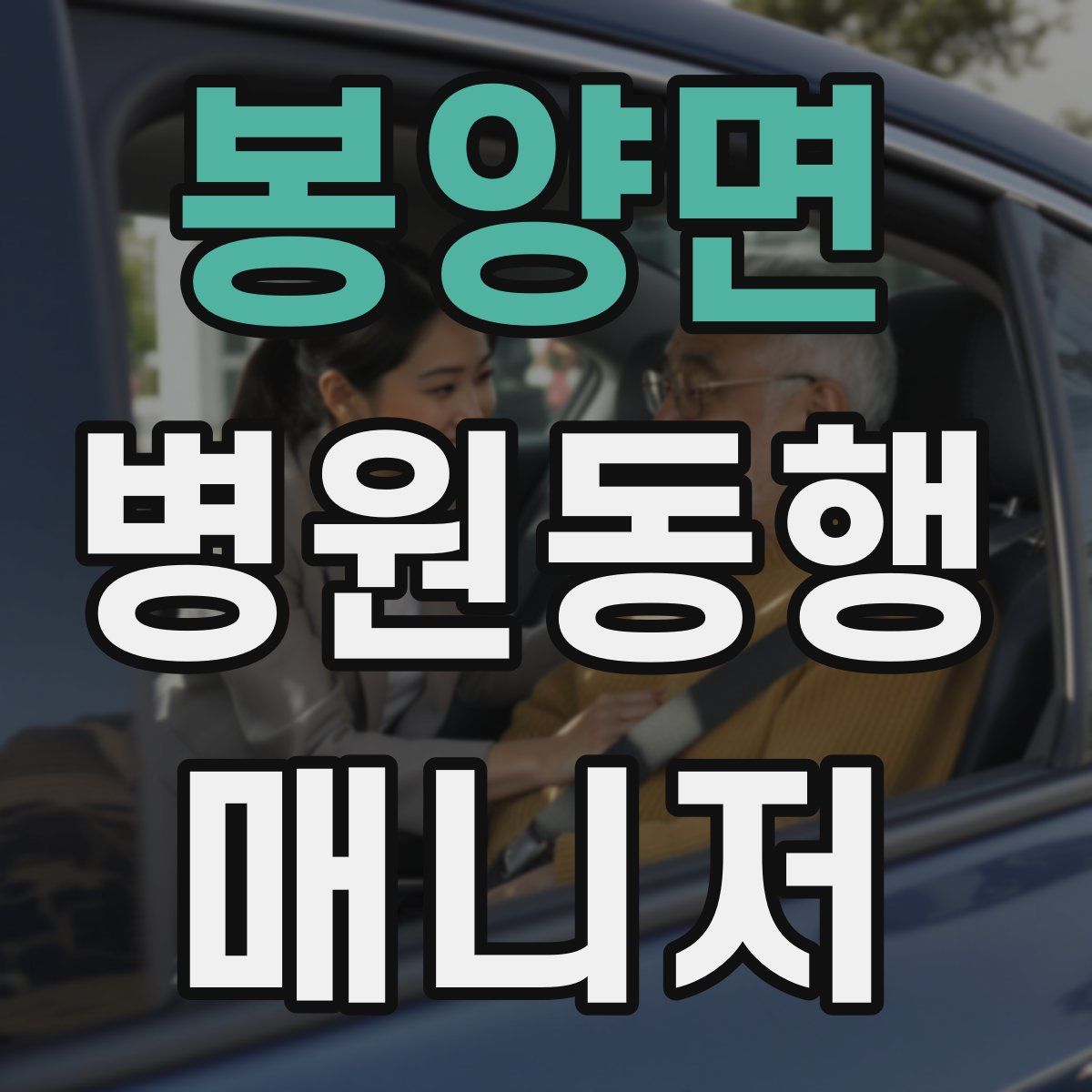 봉양면 병원동행매니저 자격증