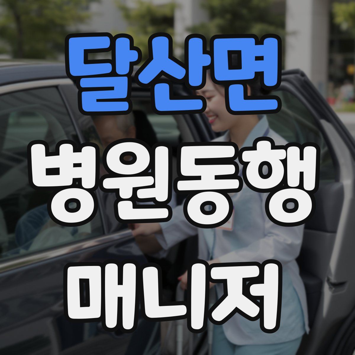 달산면 병원동행매니저 자격증