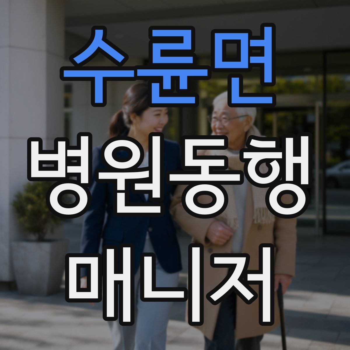 수륜면 병원동행매니저 자격증