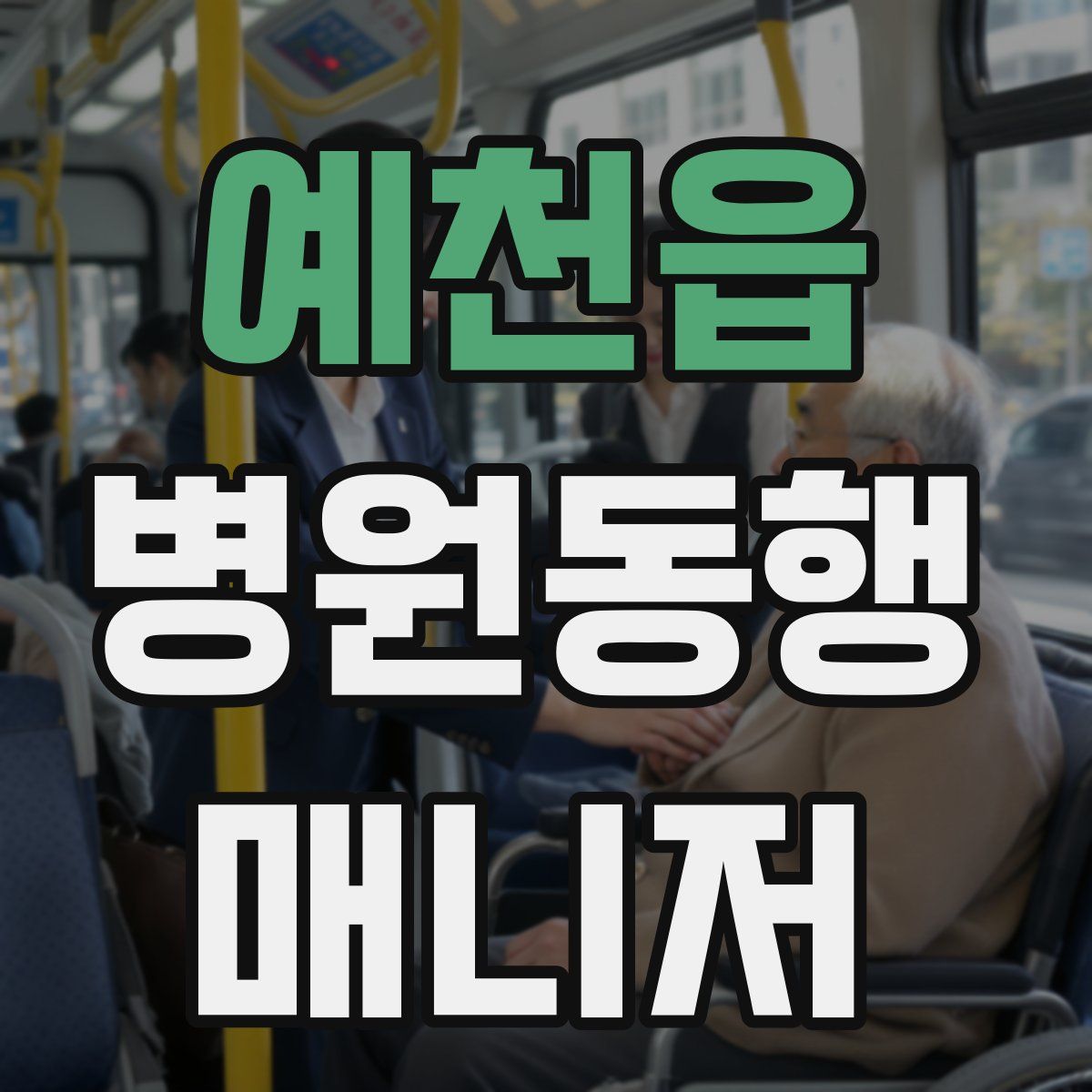 예천읍 병원동행매니저 자격증