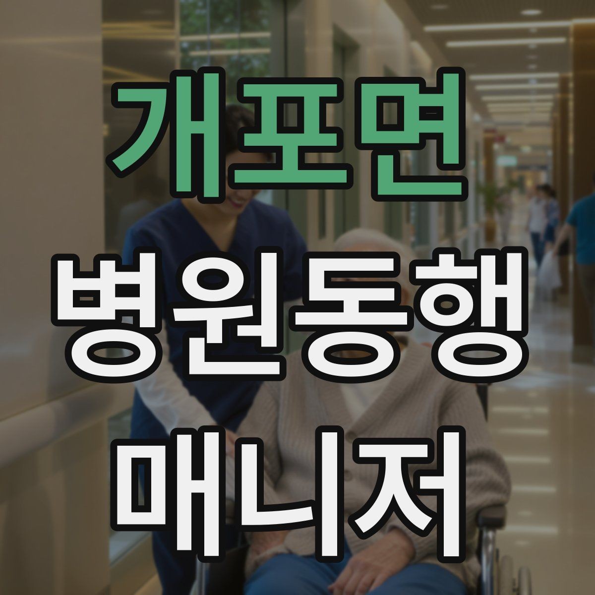 개포면 병원동행매니저 자격증 접수·수납 흐름을 이해해야 하는 이유