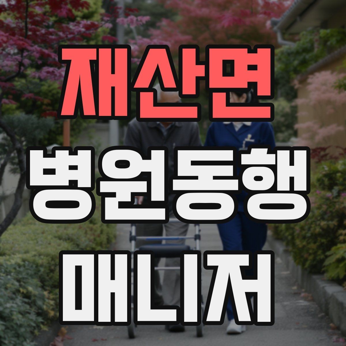 재산면 병원동행매니저 자격증 안전과 배려를 동시에 지키는 방법