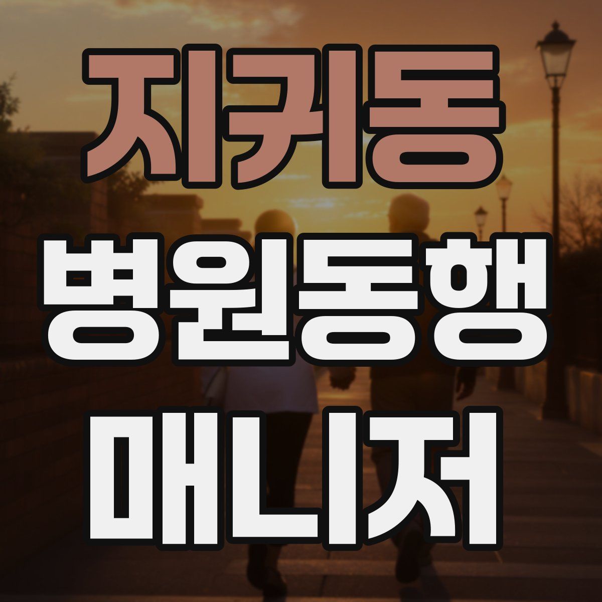 지귀동 병원동행매니저 자격증