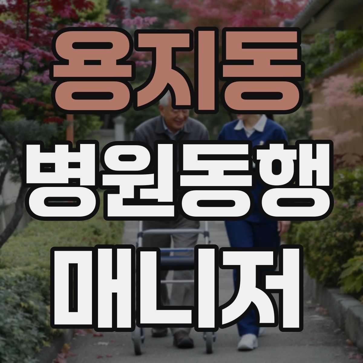 용지동 병원동행매니저 자격증