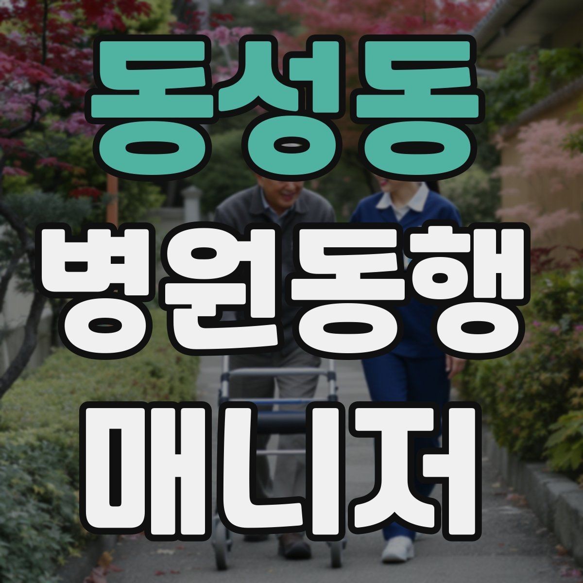 동성동 병원동행매니저 자격증 정기 고객이 생기는 운영 방법