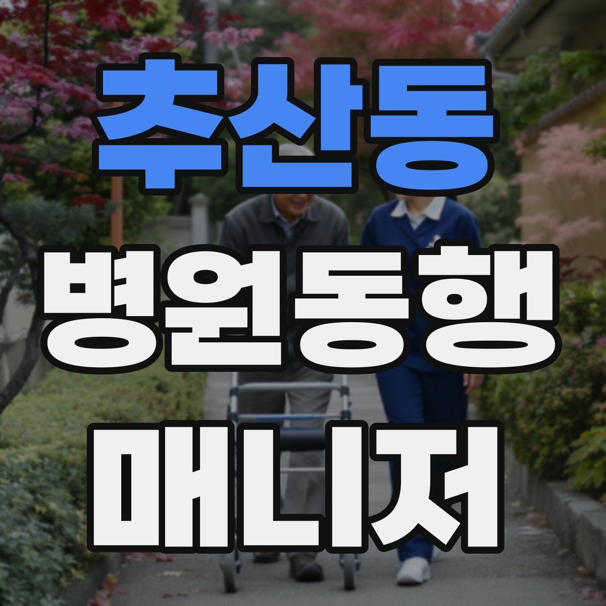 추산동 병원동행매니저 자격증