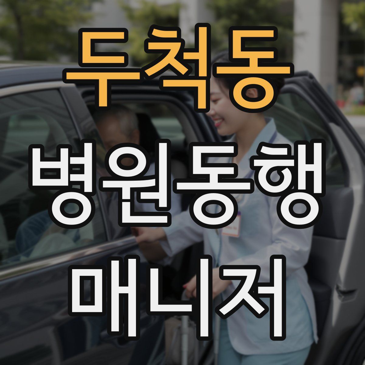 두척동 병원동행매니저 자격증