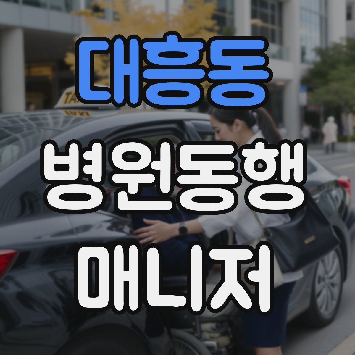 대흥동 병원동행매니저 자격증