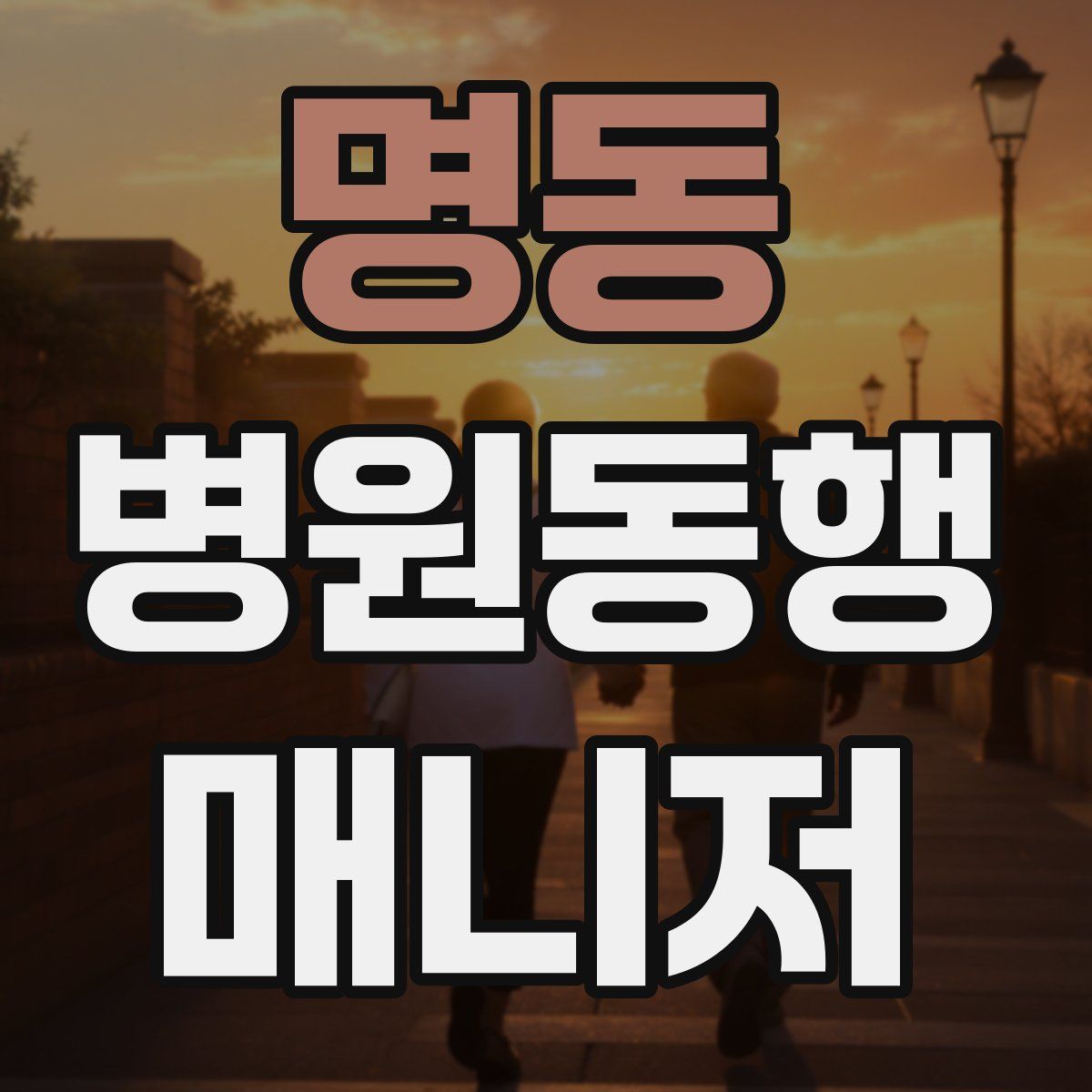 명동 병원동행매니저 자격증