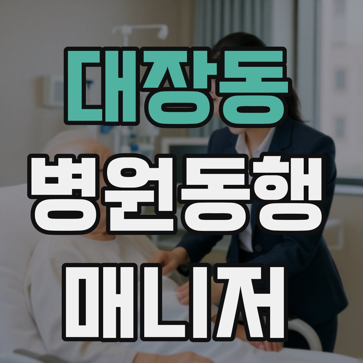대장동 병원동행매니저 자격증