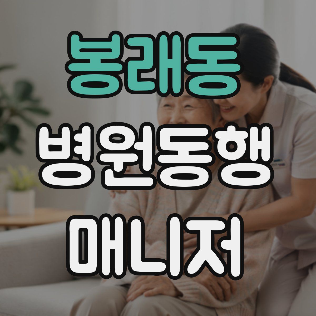 봉래동 병원동행매니저 자격증