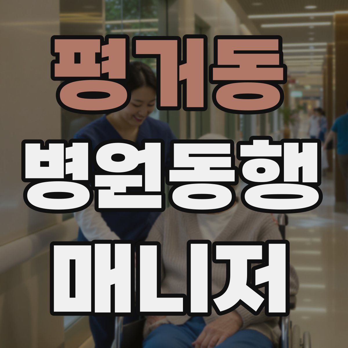 평거동 병원동행매니저 자격증