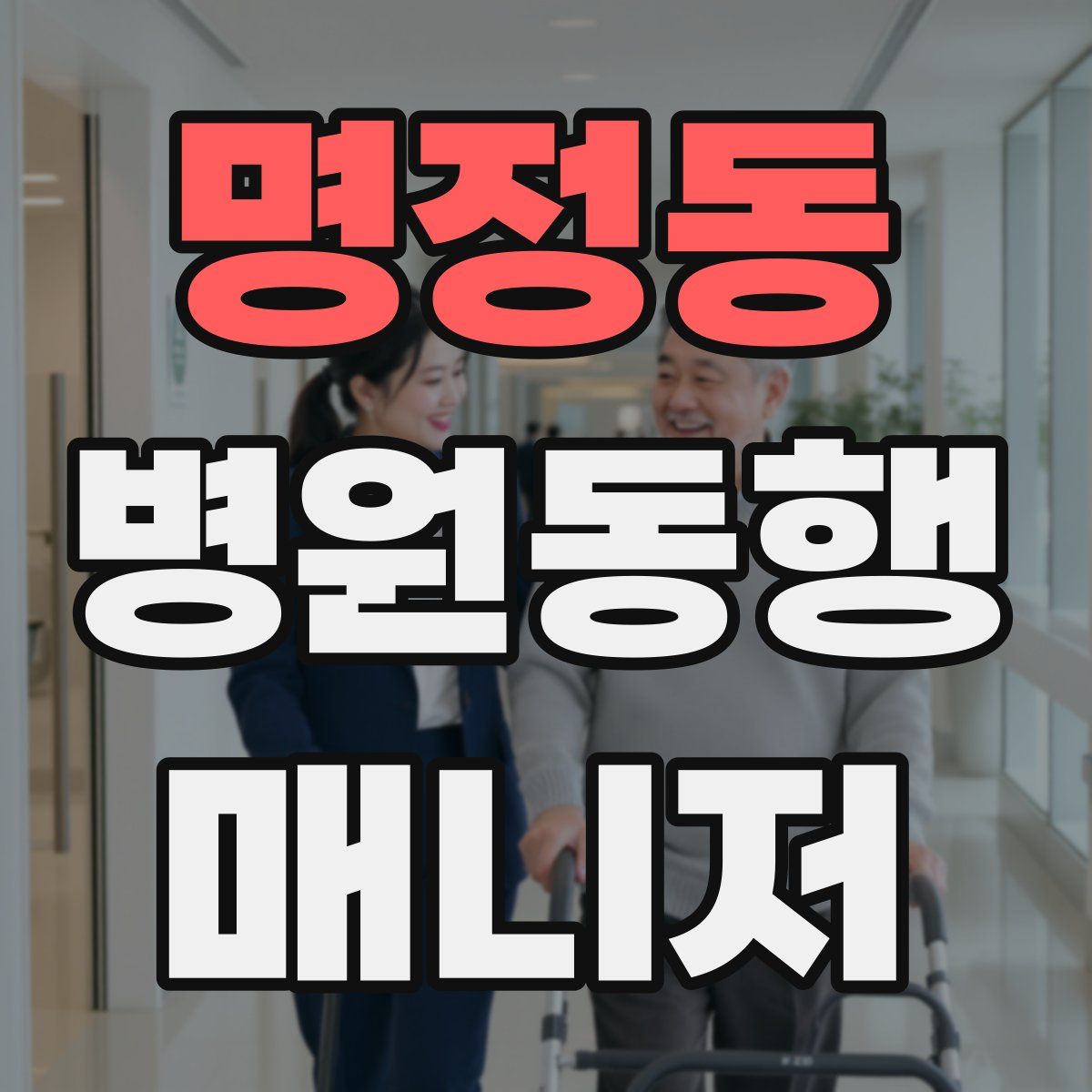 명정동 병원동행매니저 자격증