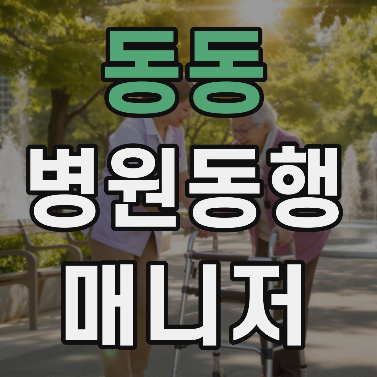 동동 병원동행매니저 자격증