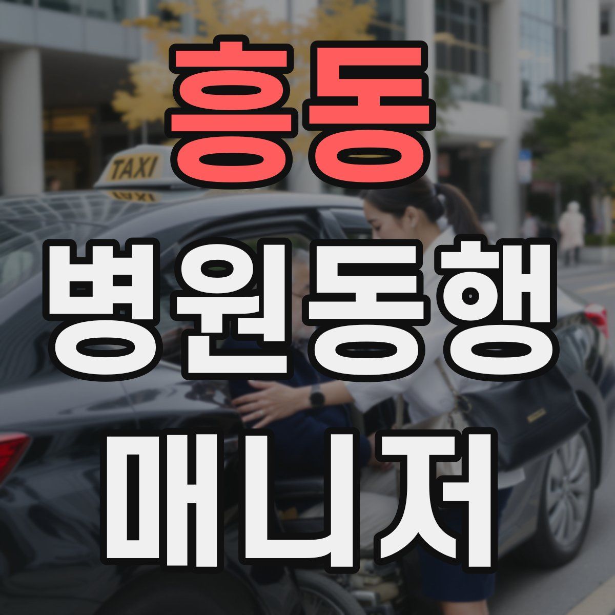흥동 병원동행매니저 자격증