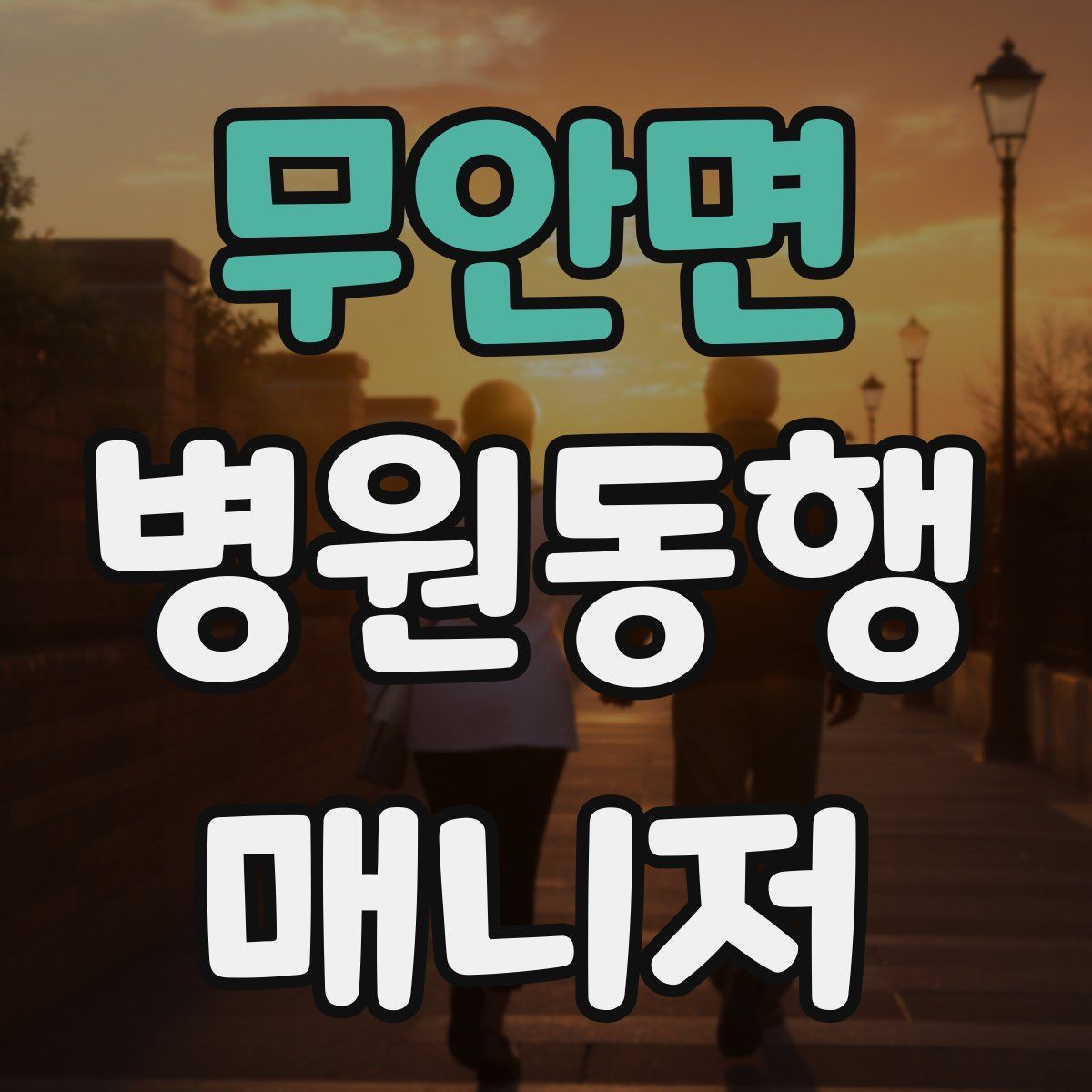 무안면 병원동행매니저 자격증