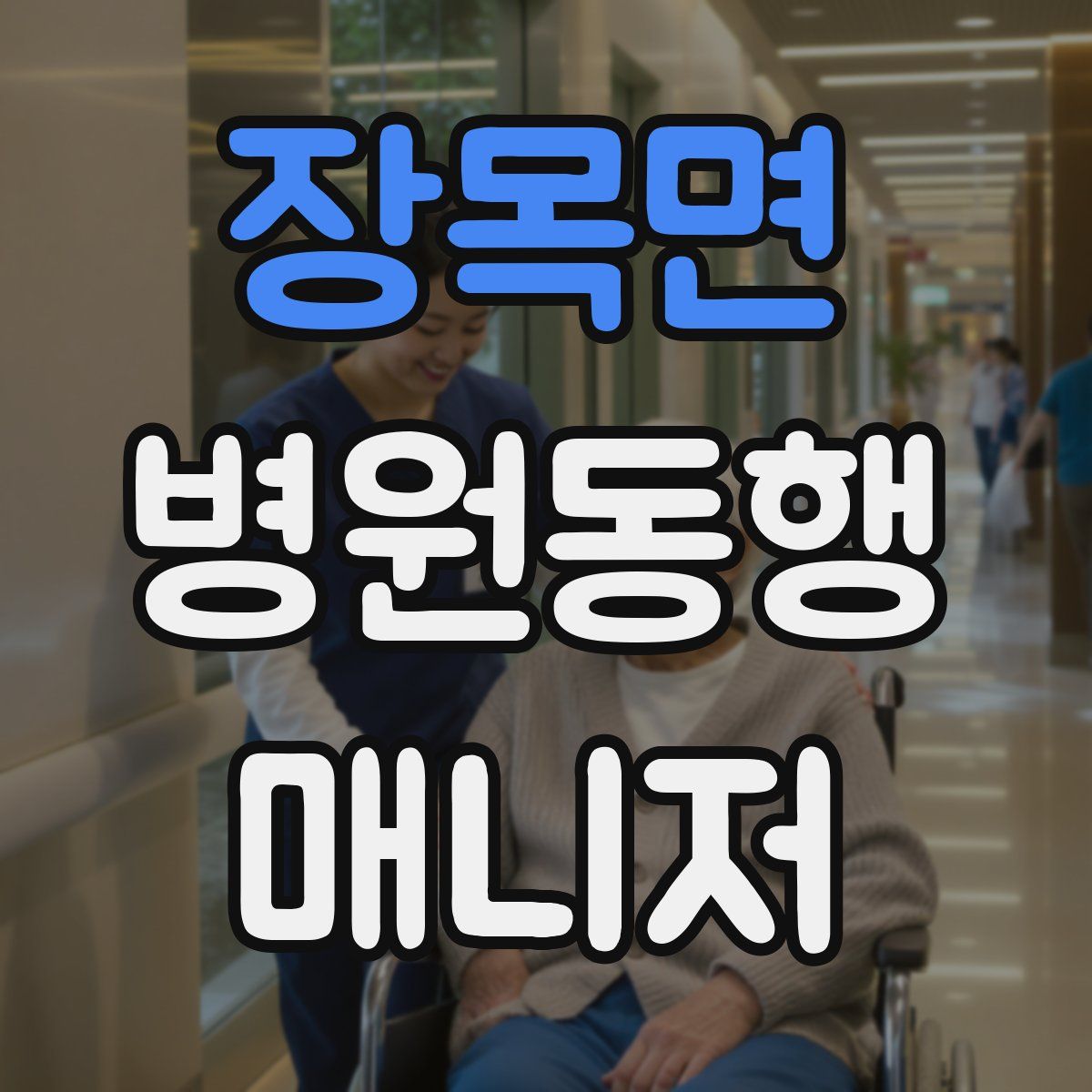 장목면 병원동행매니저 자격증