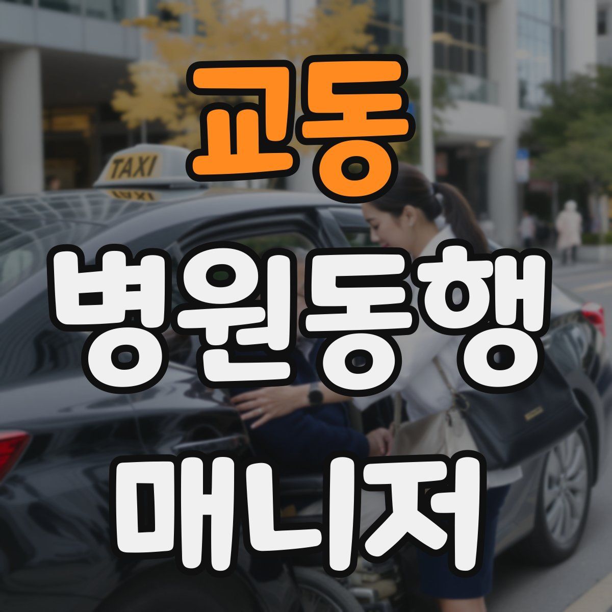 교동 병원동행매니저 자격증