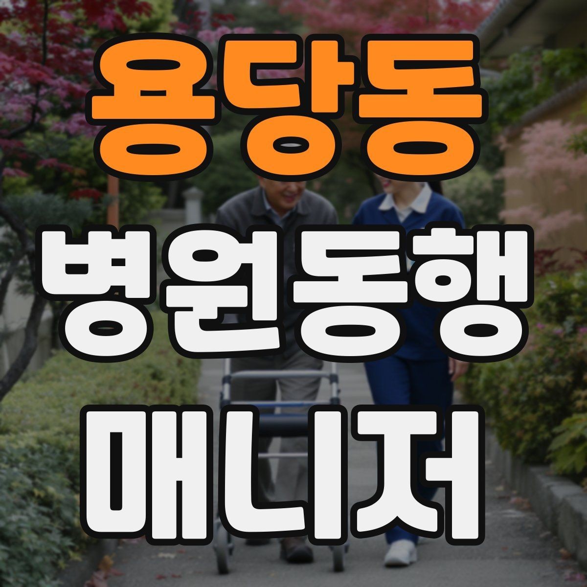용당동 병원동행매니저 자격증 진료과 이동이 많을 때 시간 관리