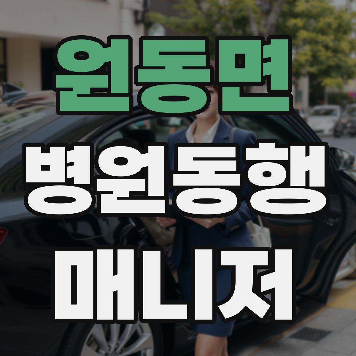 원동면 병원동행매니저 자격증