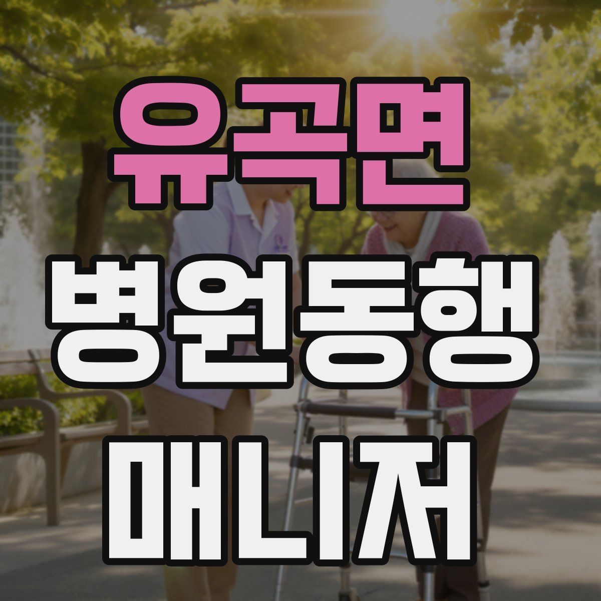 유곡면 병원동행매니저 자격증