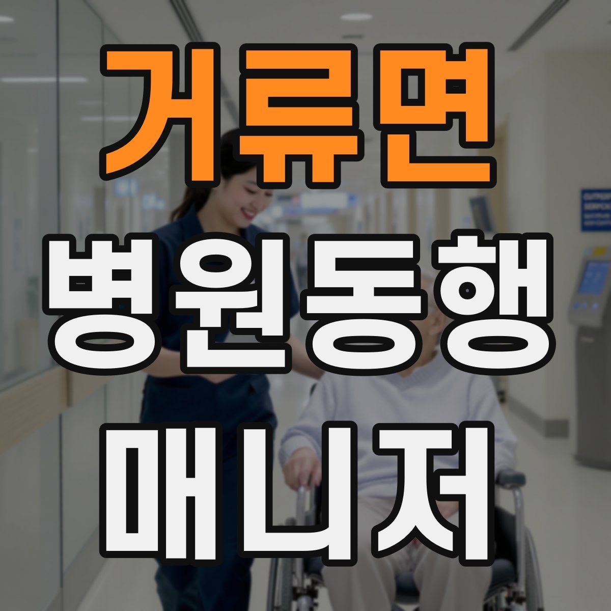 거류면 병원동행매니저 자격증