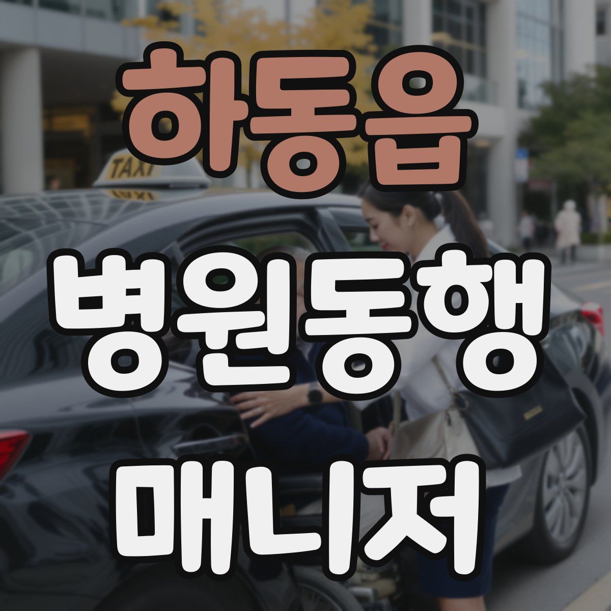 하동읍 병원동행매니저 자격증