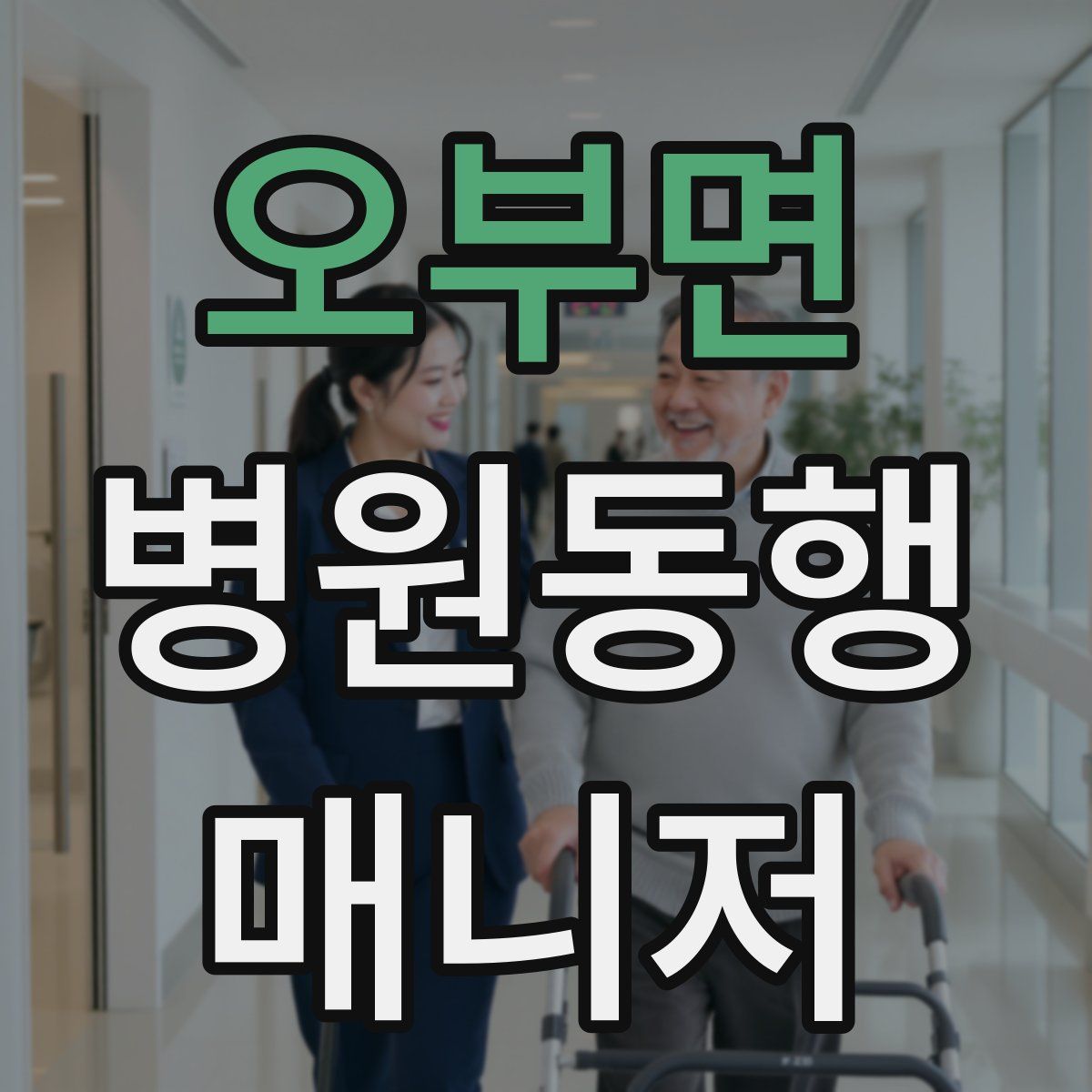 오부면 병원동행매니저 자격증