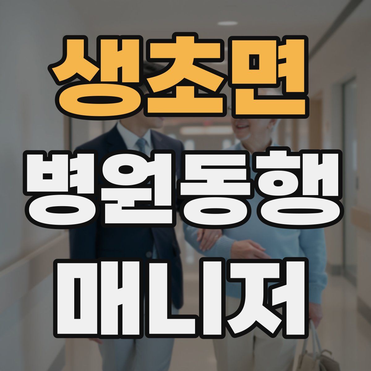 생초면 병원동행매니저 자격증