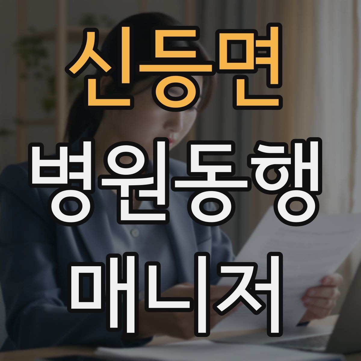 신등면 병원동행매니저 자격증 동행 범위 문구를 깔끔하게 정리하기