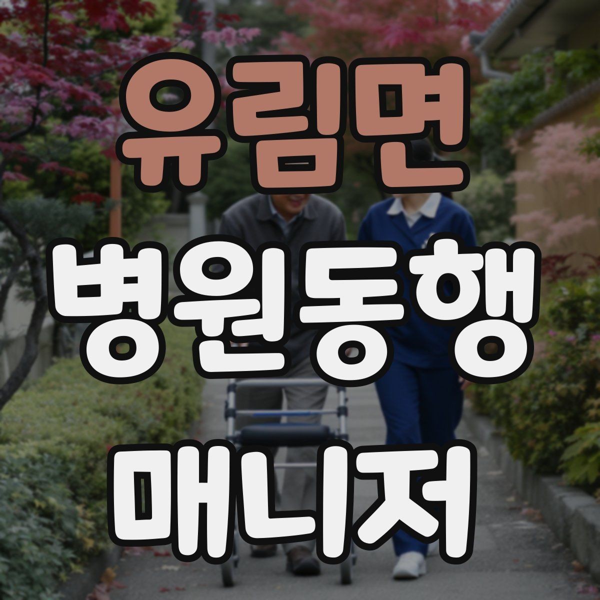 유림면 병원동행매니저 자격증 검사 동행과 진료 동행 차이