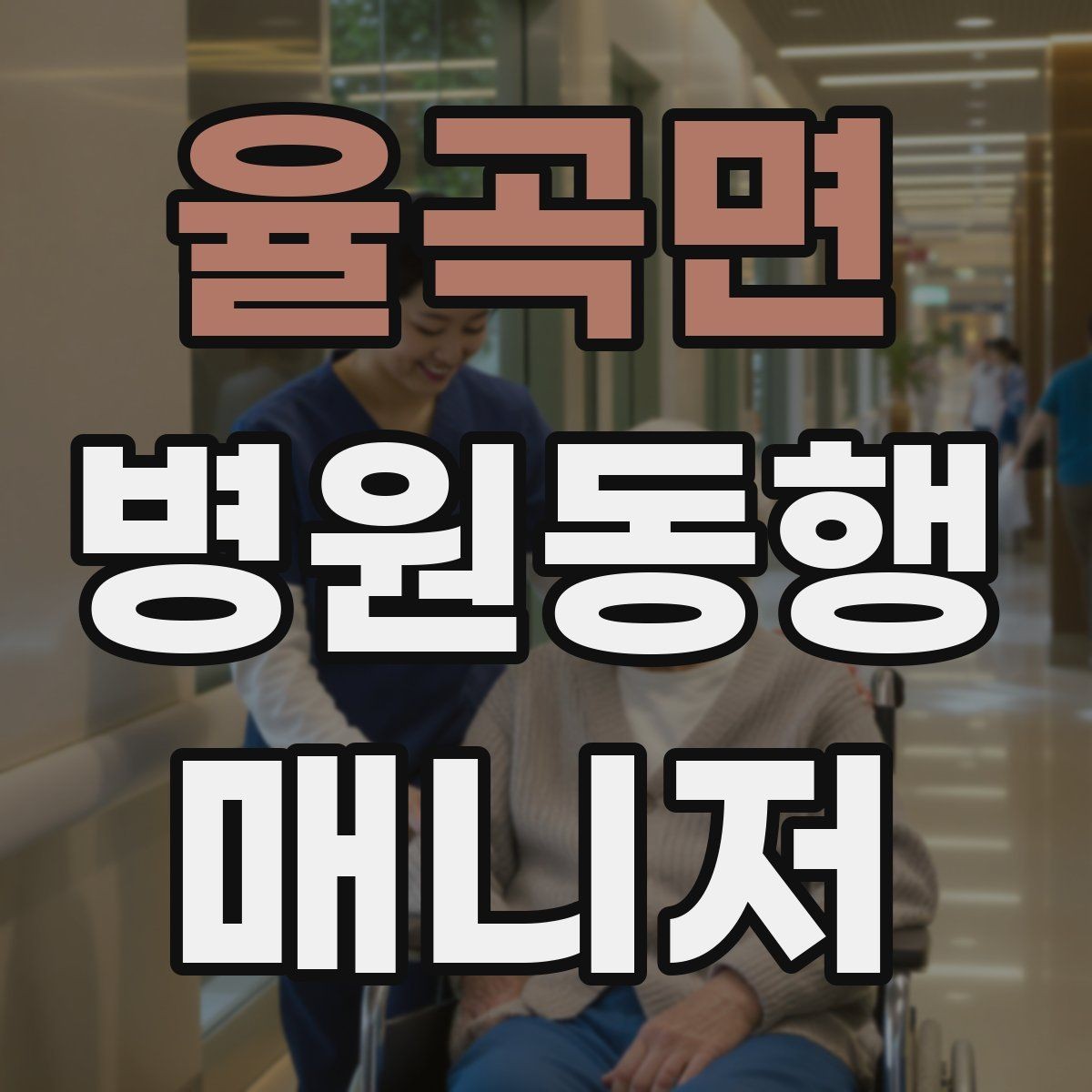 율곡면 병원동행매니저 자격증 감염 취약 고객 동행 시 거리 두기 팁