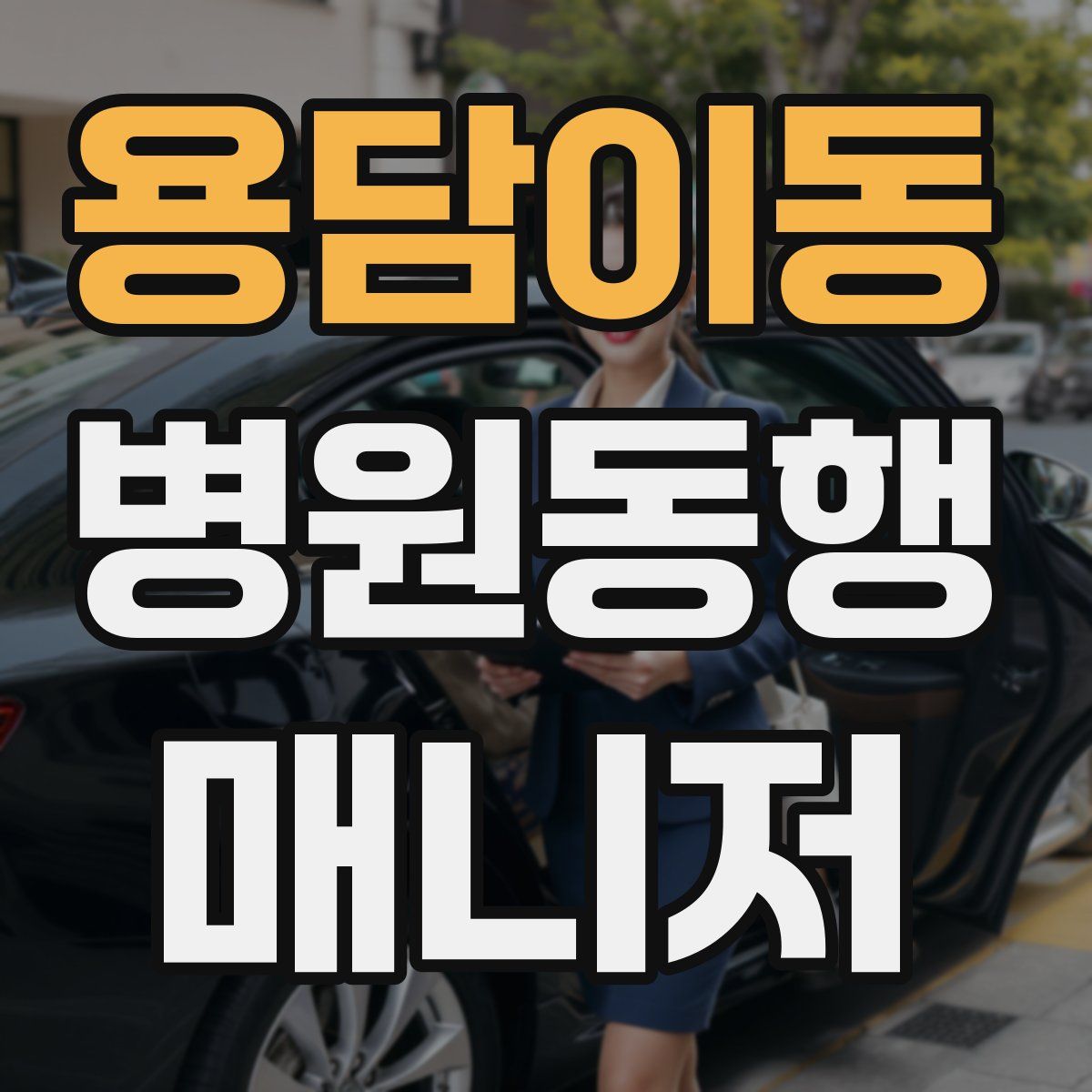 용담이동 병원동행매니저 자격증