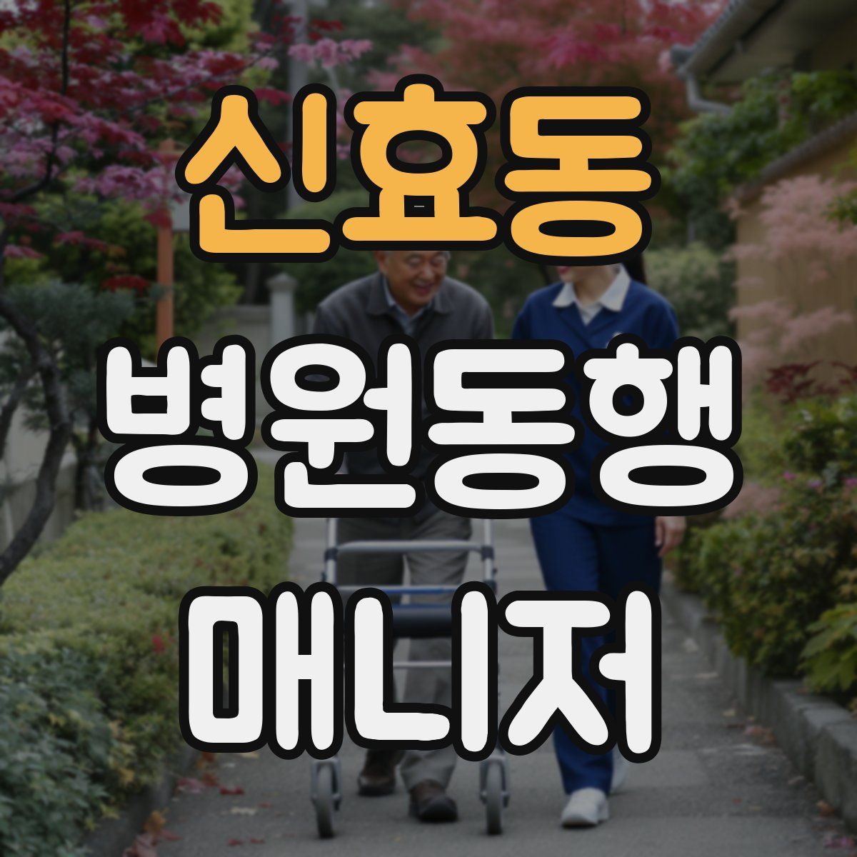 신효동 병원동행매니저 자격증