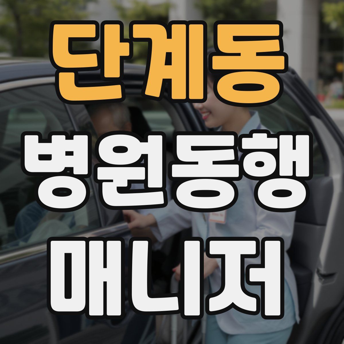 단계동 병원동행매니저 자격증