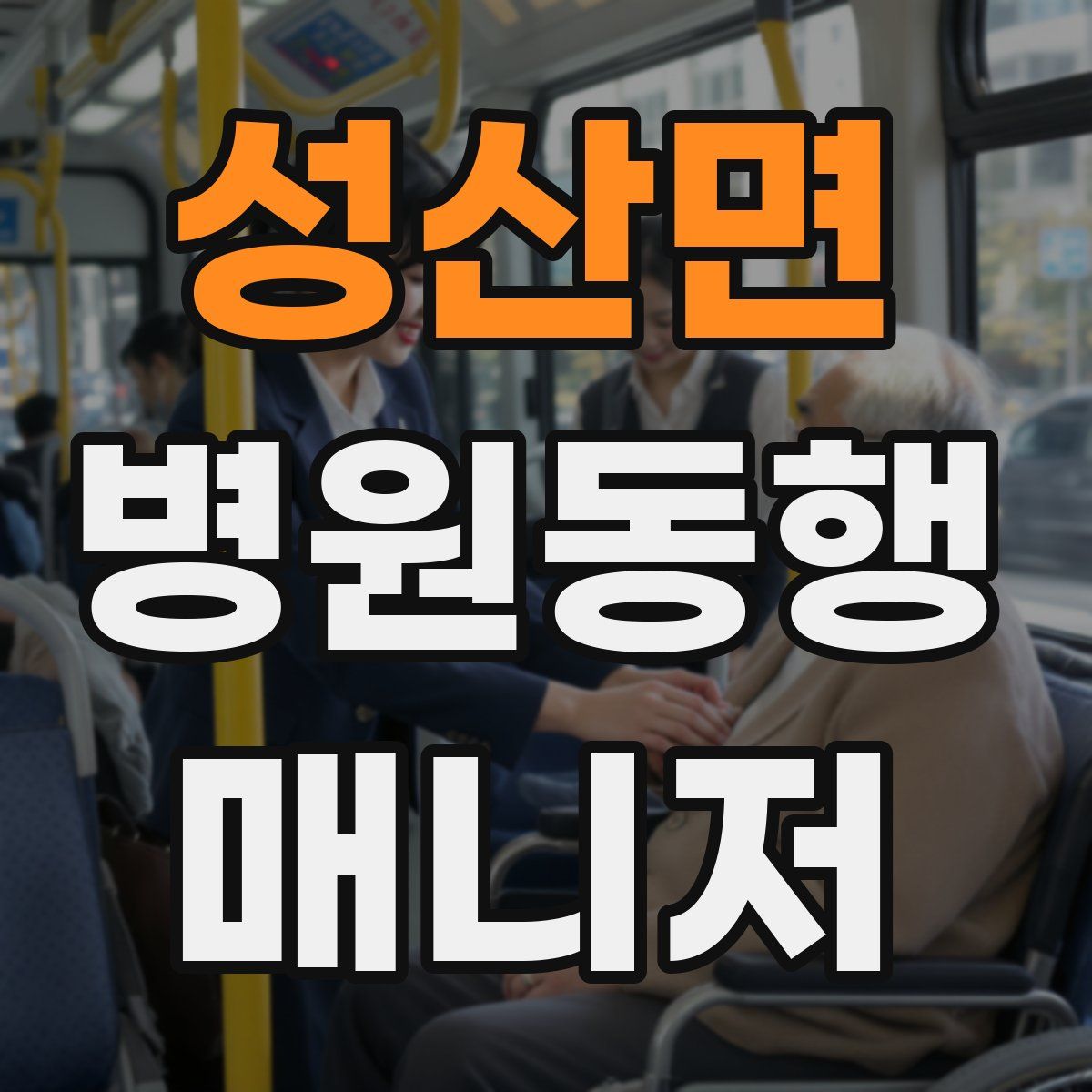 성산면 병원동행매니저 자격증